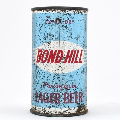 Sale Photo Thumbnail #51: Bond Hill Extra Dry Premium Lager Beer Flat Top 40-35 SCARCE
