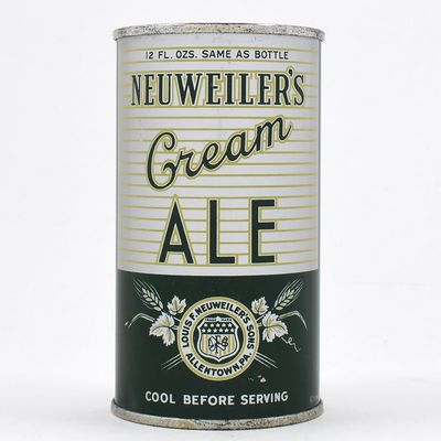 Sale Photo Thumbnail #312: Neuweilers Cream Ale Instructional Flat Top IRTP 102-33 OI 560 EXCEPTIONAL
