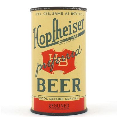 Sale Photo Thumbnail #242: Hopfheiser Preferred Beer Instructional Flat Top 83-24 ACTUAL OI 397 -ULTRA RARE-