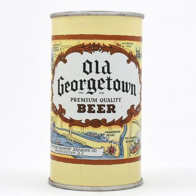 Sale Photo Thumbnail #324: Old Georgetown Premium Beer Flat Top LIGHT BROWN 106-16 OUTSTANDING