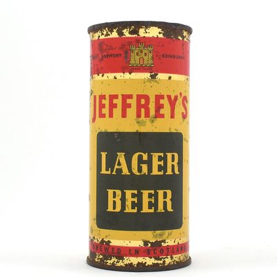 Sale Photo Thumbnail #258: Jeffreys Lager Beer Scottish 16 Ounce Flat Top