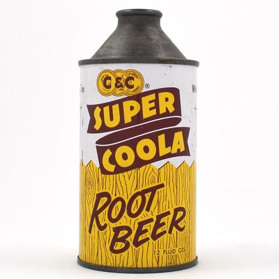Sale Photo Thumbnail #86: C and C Super Coola Root Beer Soda Cone Top MULTIPLE CITIES