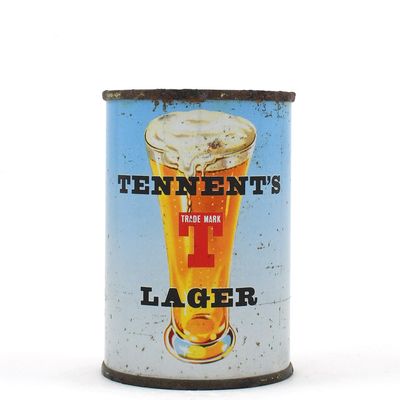 Sale Photo Thumbnail #461: Tennents Lager Scottish 10 Ounce Flat Top
