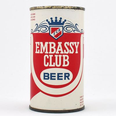 Sale Photo Thumbnail #159: Embassy Club Beer Flat Top EMBASSY CLUB 59-40 EXCELLENT