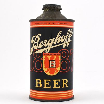 Sale Photo Thumbnail #33: Berghoff Beer Cone Top ESTABLISHED 151-21
