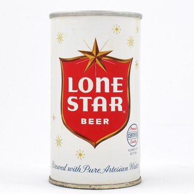 Sale Photo Thumbnail #279: Lone Star Beer Flat Top LONE STAR EZ OPEN LID 92-15 EXCEPTIONAL