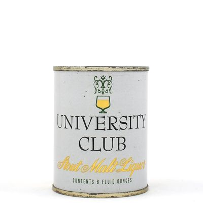 Sale Photo Thumbnail #467: University Club Stout Malt Liquor 8 Ounce Flat Top 242-24 OUTSTANDING