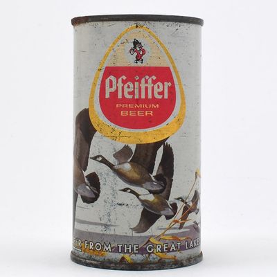 Sale Photo Thumbnail #355: Pfeiffer Premium Beer Set Flat Top GEESE DULL GOLD 114-19