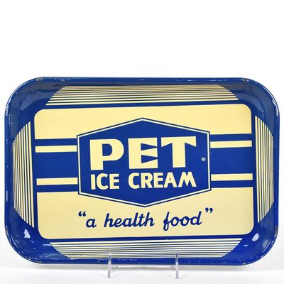 Sale Photo Thumbnail #607: PET Ice Cream 1930s Serving Tray OUTSTANDING