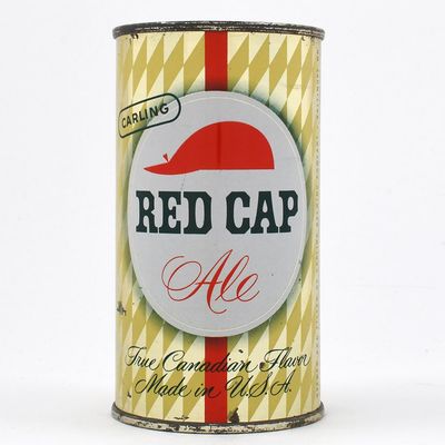 Sale Photo Thumbnail #97: Carling Red Cap Ale Flat Top BALTIMORE 119-6 EXCELLENT