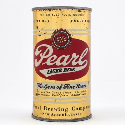 Sale Photo Thumbnail #349: Pearl Lager Beer Flat Top PEARL LID 112-39