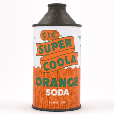 Sale Photo Thumbnail #85: C and C Super Coola Orange Soda Cone Top MULTIPLE CITIES EXCELLENT