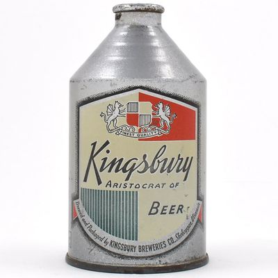 Sale Photo Thumbnail #266: Kingsbury Beer Crowntainer NON-IRTP NO ALC STATEMENT 196-15