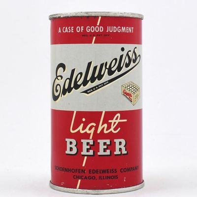 Sale Photo Thumbnail #154: Edelweiss Light Beer Flat Top CRISP 58-39 OUTSTANDING