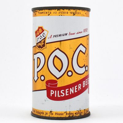 Sale Photo Thumbnail #363: POC Pilsener Beer Flat Top 1-SIDED WITH AD PANELS 116-13