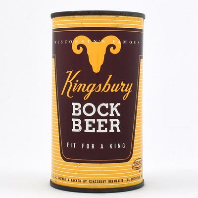 Sale Photo Thumbnail #267: Kingsbury Bock Beer Flat Top 88-13
