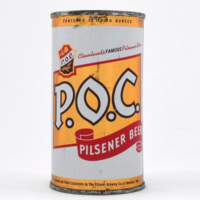 Sale Photo Thumbnail #364: POC Pilsener Beer Flat Top 2-SIDED 116-12