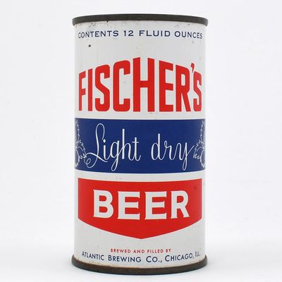 Sale Photo Thumbnail #169: Fischers Light Dry Beer Flat Top ATLANTIC 63-21