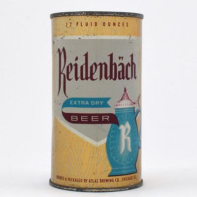 Sale Photo Thumbnail #398: Reidenbach Beer Flat Top ENAMEL ATLAS L122-18 UNLISTED