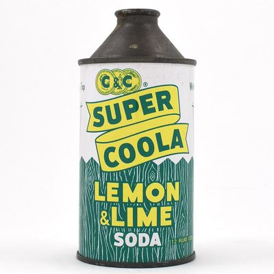 Sale Photo Thumbnail #84: C and C Super Coola Lemon Lime Soda Cone Top MULTIPLE CITIES EXCELLENT