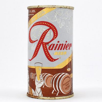 Sale Photo Thumbnail #376: Rainier Jubilee 11 Ounce Flat Top SPECIAL CARE Brown UNLISTED EXCEPTIONAL