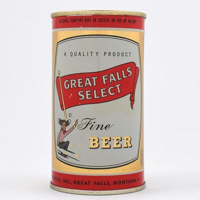 Sale Photo Thumbnail #211: Great Falls Select Fine Beer Flat Top NIEO 4 PERCENT 74-23 OUTSTANDING