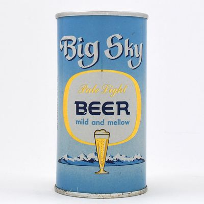 Sale Photo Thumbnail #37: Big Sky Beer 11 Ounce Fan Tab 39-40 OUTSTANDING