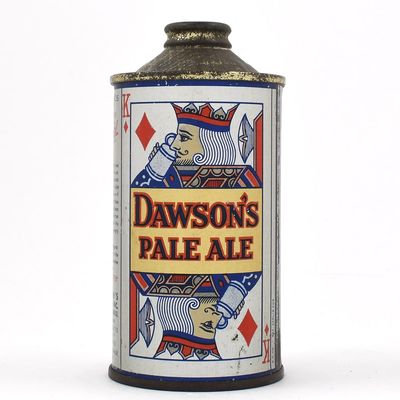 Sale Photo Thumbnail #128: Dawsons Pale Ale Cone Top PLAYING CARD U PERMIT 158-25 EXCELLENT