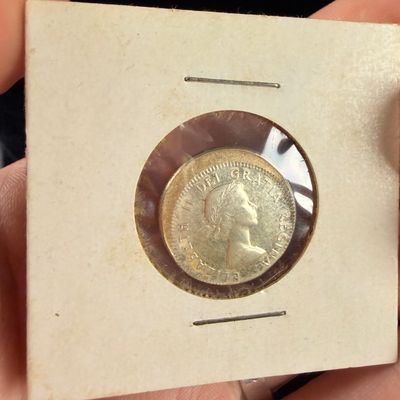 Canada 1960 Silver 10 Cents KM# 52