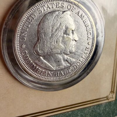 1893 US Silver Columbian Exposition Commemorative Half Dollar