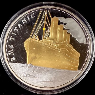 American Mint 2012 RMS Titanic 100th Anniversary 70mm Commemorative Medallion