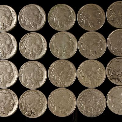 A Collection of US Buffalo Nickels, 1935-1937
