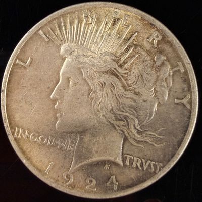 1924 US Peace Silver Dollar