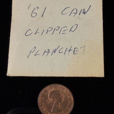 1961 CA One Cent, Clipped Planchet Error