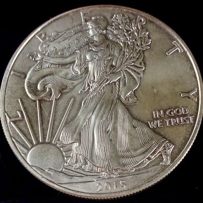 2015 US $1 American Silver Eagle Bullion Coin