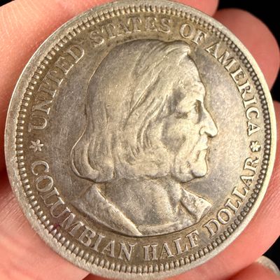 US 1893 Columbian Exposition Silver Half Dollar
