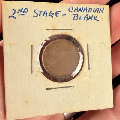 CA Type 2 Blank One-Cent Planchet
