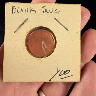 US One-Cent Blank Planchet Mint Error