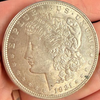 1921 US Morgan Silver Dollar, Philadelphia Mint