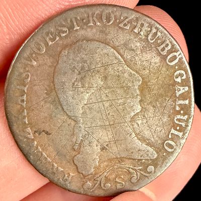 1812 Austria 1 Kreutzer Copper Coin Francis I S Mint
