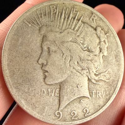 1922 US Peace Silver Dollar