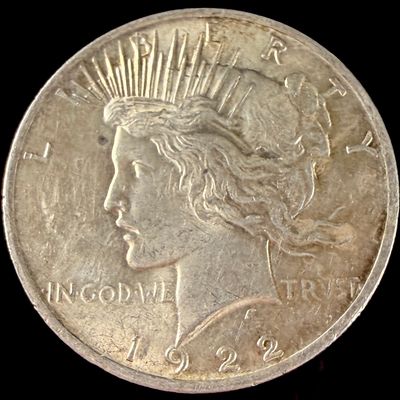 1922 US Peace Silver Dollar