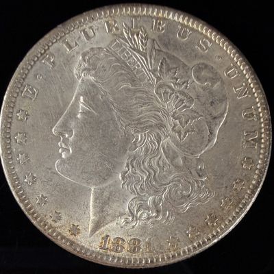 1881 US Morgan Silver Dollar Philadelphia Mint
