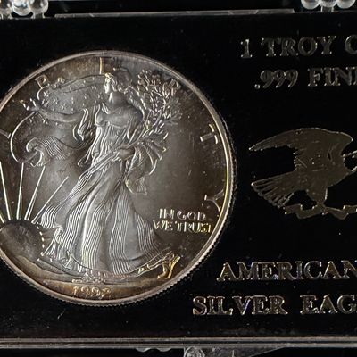 1992 US American Silver Eagle 1 oz Silver Dollar