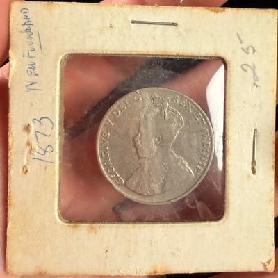 1922 CA 5 Cents Nickel King George V
