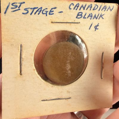 CA 1-Cent Type I Blank Planchet