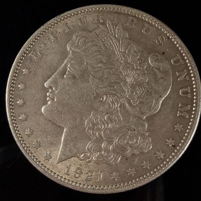 US 1921 Morgan Silver Dollar
