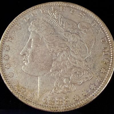 US 1882 Morgan Silver Dollar