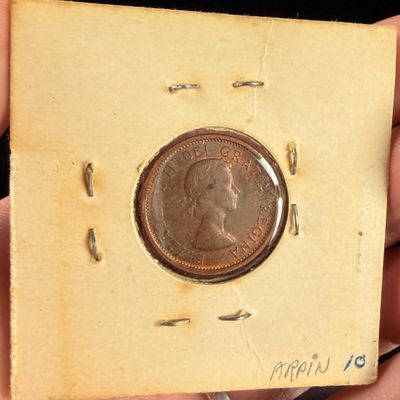 1962 CA 1 Cent Mint Error