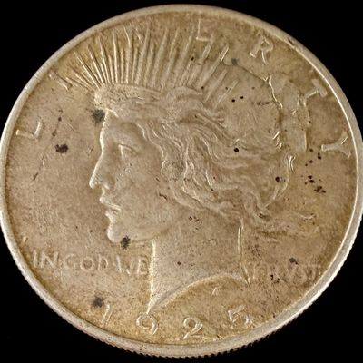 1925 US Peace Silver Dollar